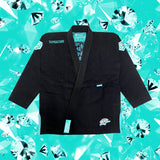 Diamonds Kimono Black