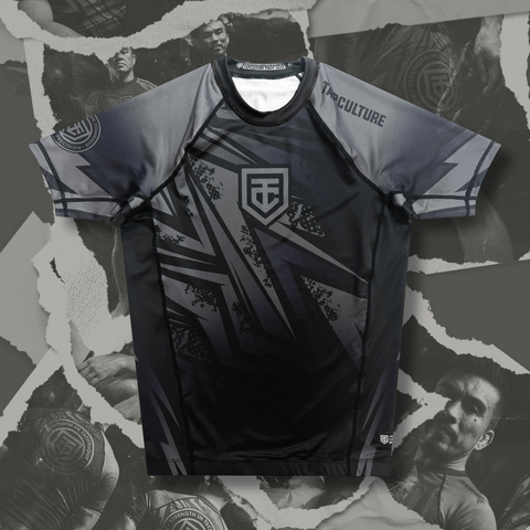 TC Comp V2 Short Sleeve Rash Guard Black