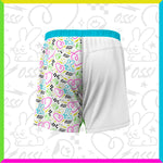 Y2Keti White Grappling Shorts