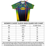 Brasil Football Short Sleeve Rash Guard