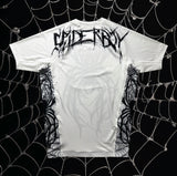 Spiderboy Short Sleeve Rash Guard White