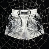 Spiderboy White Fight Shorts