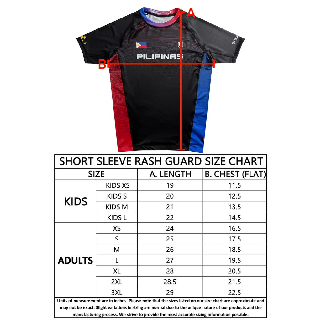Pinoy Rash Guard Philippine NoGi Jiu-Jitsu Team Short Sleeve Rash Guard Black – tapcultureph