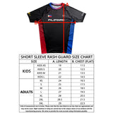 Philippine NoGi Jiu-Jitsu Team Short Sleeve Rash Guard Black