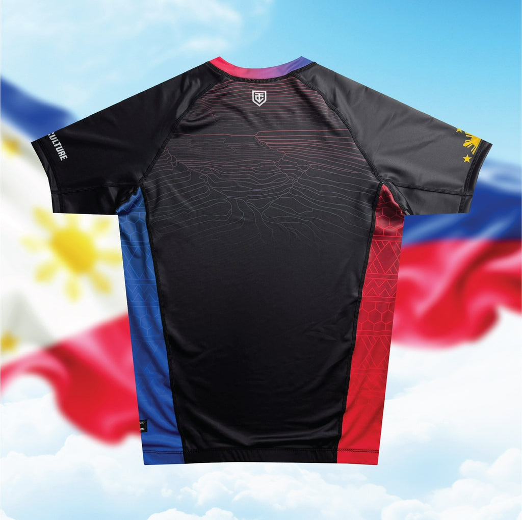 Pinoy Rash Guard Philippine NoGi Jiu-Jitsu Team Short Sleeve Rash Guard Black – tapcultureph