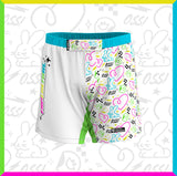 Y2Keti White Grappling Shorts