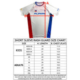 Philippine NoGi Jiu-Jitsu Team Short Sleeve Rash Guard White