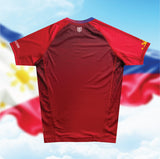 Philippine NoGi Jiu-Jitsu Team Short Sleeve Rash Guard Red