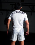 Spiderboy Short Sleeve Rash Guard White
