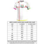 Y2Keti Short Sleeve White Rash Guard