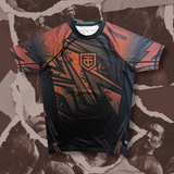 TC Comp V2 Short Sleeve Rash Guard Brown