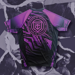 TC Comp V2 Short Sleeve Rash Guard Purple